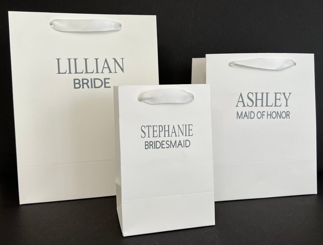 Personalized Bridal Party Bags, Custom Bags for Your Bridal Party, Maid ...