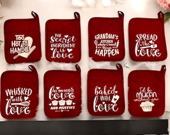 Pot Holder, Fill Your Own Pot Holder, Bridal Shower Prize, Bridal Shower Gift, Teacher Gift, Gift for Friend, Game prize,