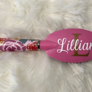 Personalized hair brush, stocking stuffer, custom hair brushes, personalized gifts, monogrammed hair brush, hair brushes for women