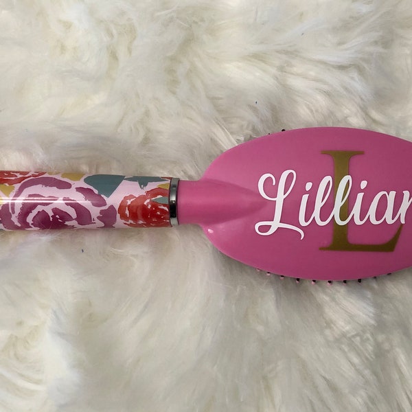 Cepillo para el cabello personalizado, regalo para rellenar calcetines navideños, cepillos para el cabello personalizados, regalos personalizados, cepillo para el cabello con monograma, cepillos para el cabello para mujer