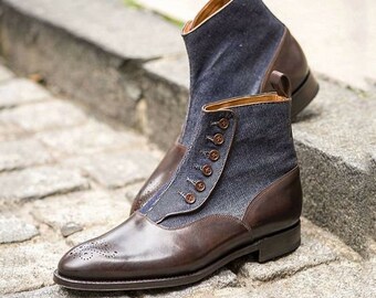 vintage button boots