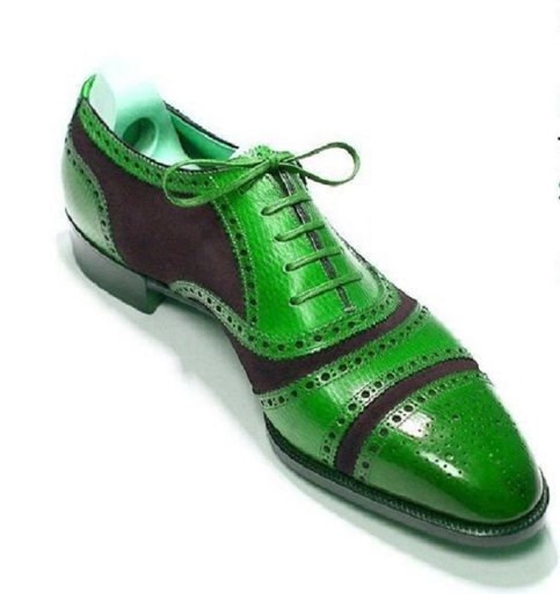 handmade men#39;s genuine leather San Francisco New arrival Mall multi black green color with