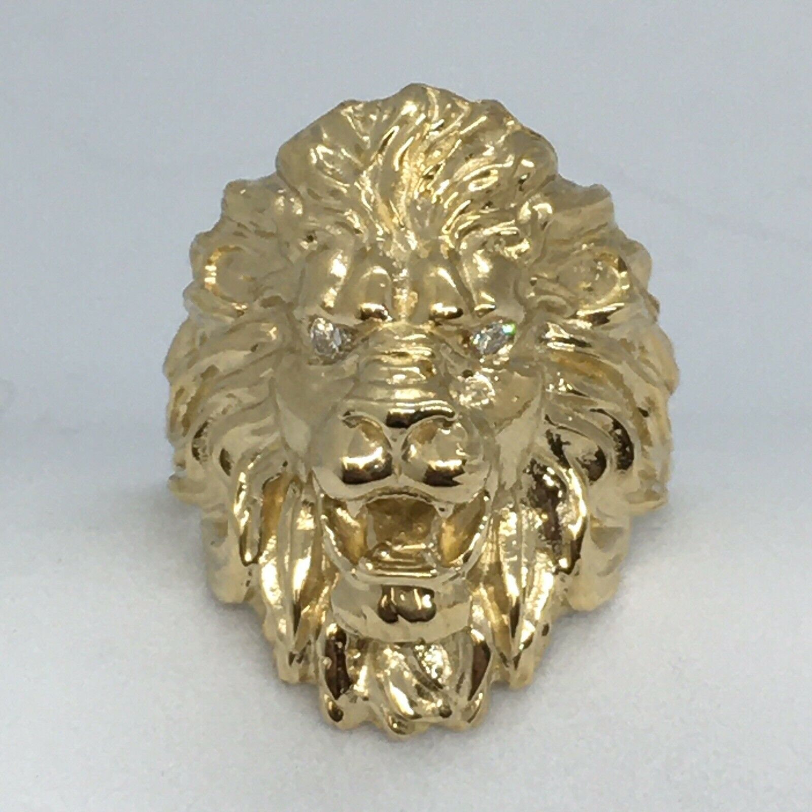WILDSMITH JEWELLERY on Instagram: “A chunky gold lion head ring with diamond  eyes. #lion #roar #style #vintagejewelry #lond… | Diamond eyes, Head ring,  Rare jewelry