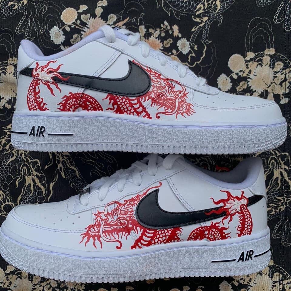 Custom Air Force 1 Oriental Dragon 