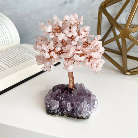 Crystal Trees with Amethyst Base Crystal Trees with Amethyst Base