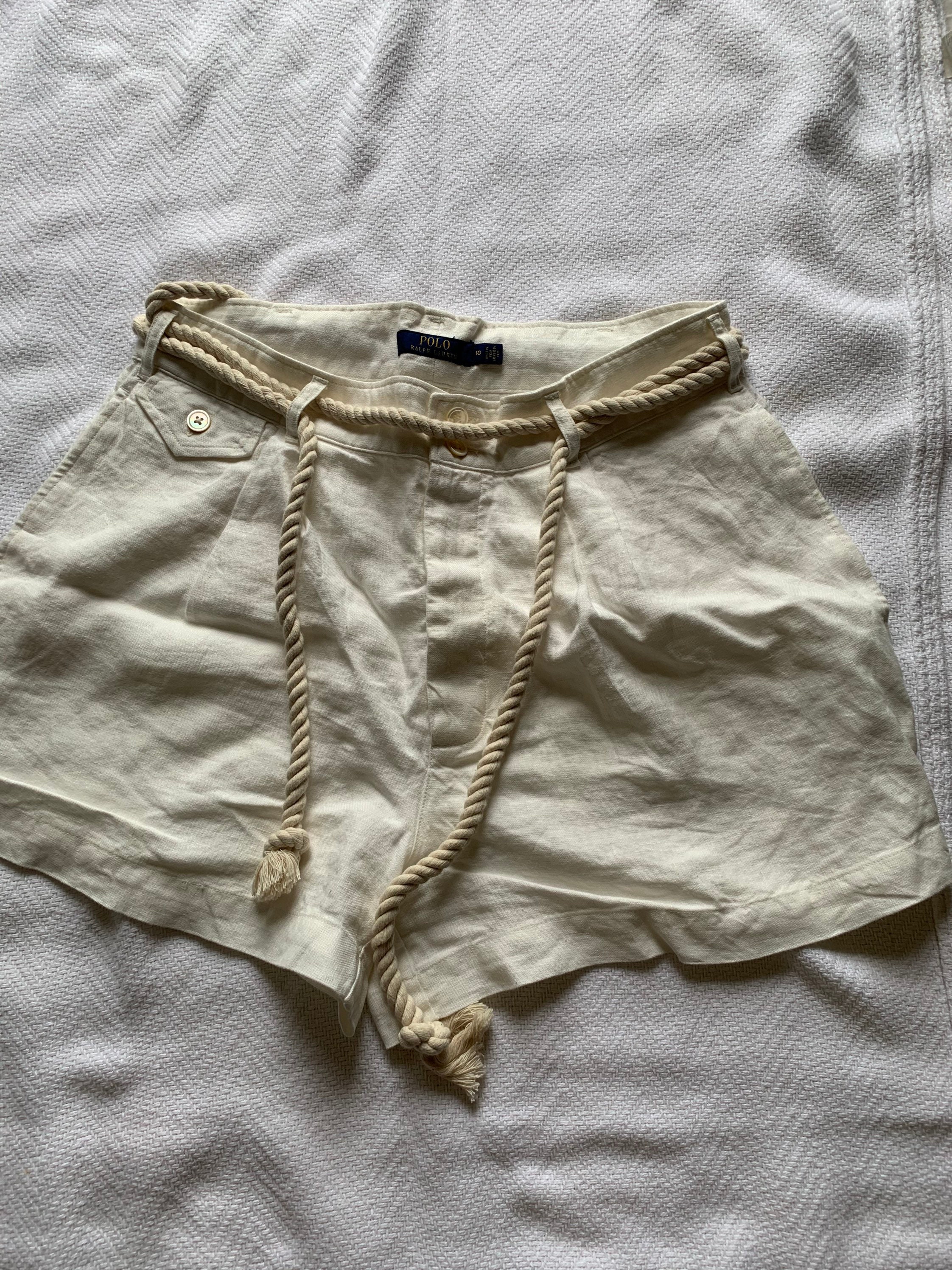 Polo Ralph Lauren Pleated Shorts | Etsy