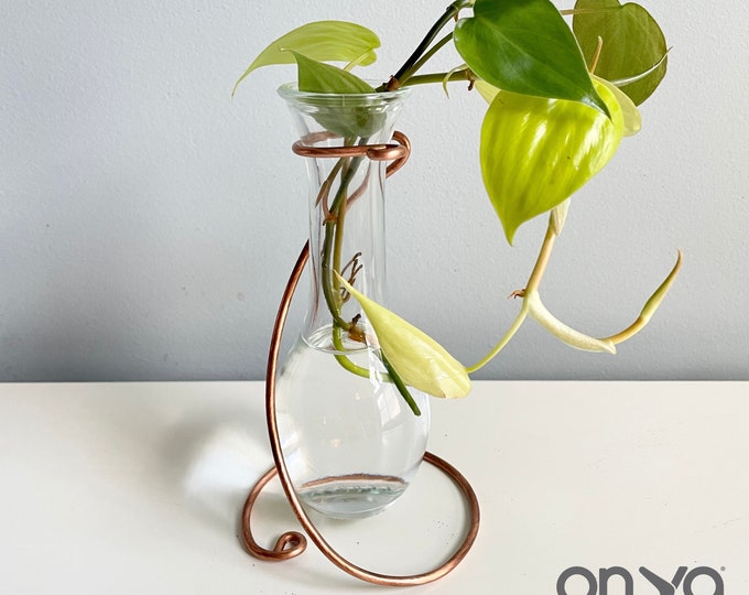 Copper Propagation Station, Teardrop Propagation Stand, Plant Propagation, Propagation Plant Holders, Teacher Appreciation Gift