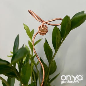 Crystal Bee Plant Stick, Copper Bee Plant Supports, Garden Decorations, Plant Crystal Stick, Plant Pick