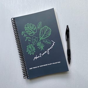 Diario de plantas, diario de jardín, diario de plantas, cuaderno de seguimiento de plantas, cuaderno de cuidado de plantas, encuadernado en espiral, ideas para regalar plantas imagen 11