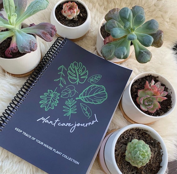 Houseplant Journal, Plant Care Notebook, Houseplant Tracker Diary, Plant  Gifts, Spiral-bound - Etsy