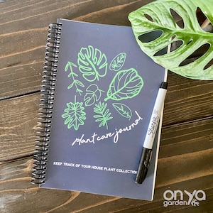 Plant Care Journal, Keep Track of Your House Plant Collection, Plant Diary, House Plant Tracker, Plant Journal, Plant Gift Ideas, Plant Book