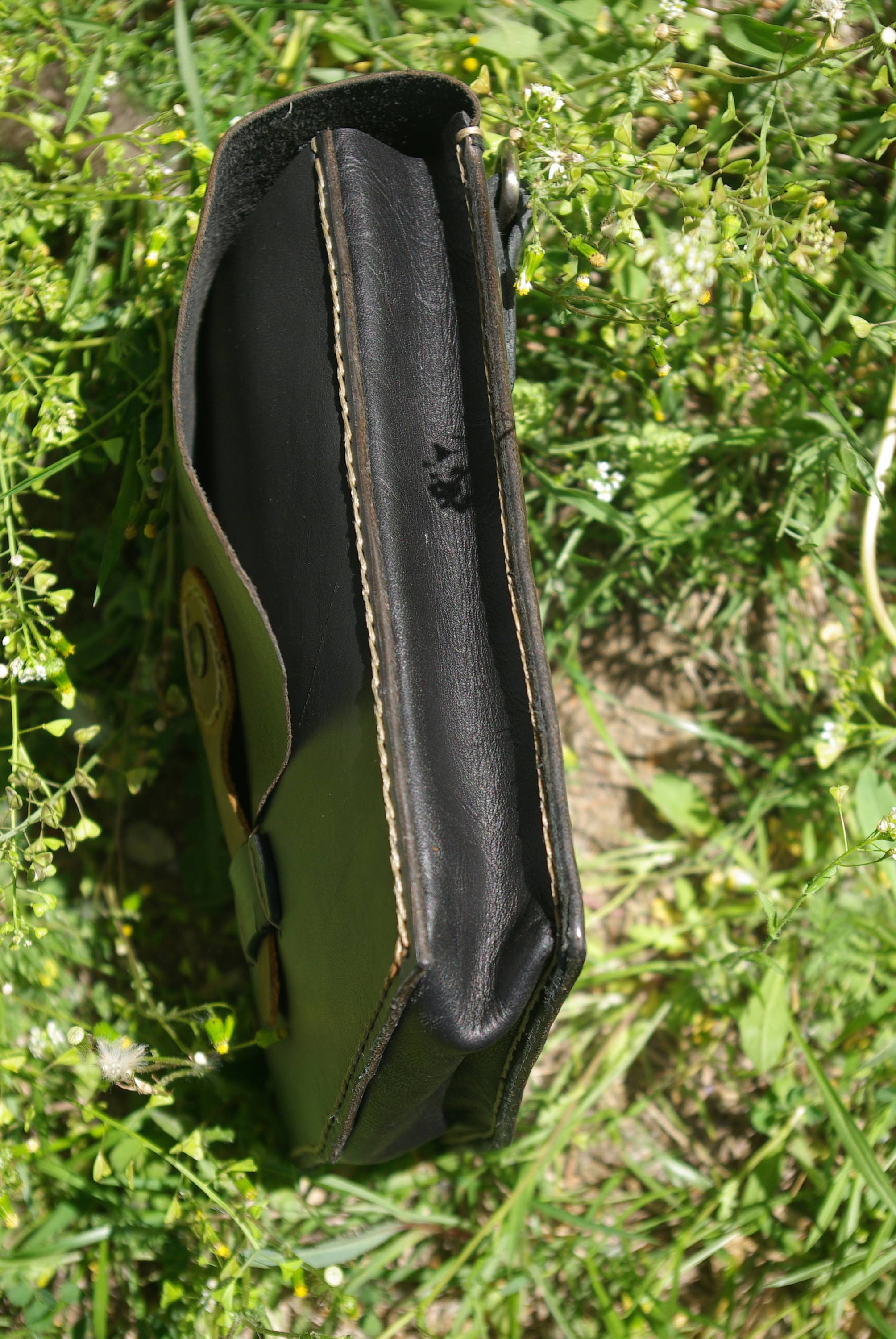 DIY Leather Shoulder Bag Bushcraft Belt Bag Pouch Pattern Etsy