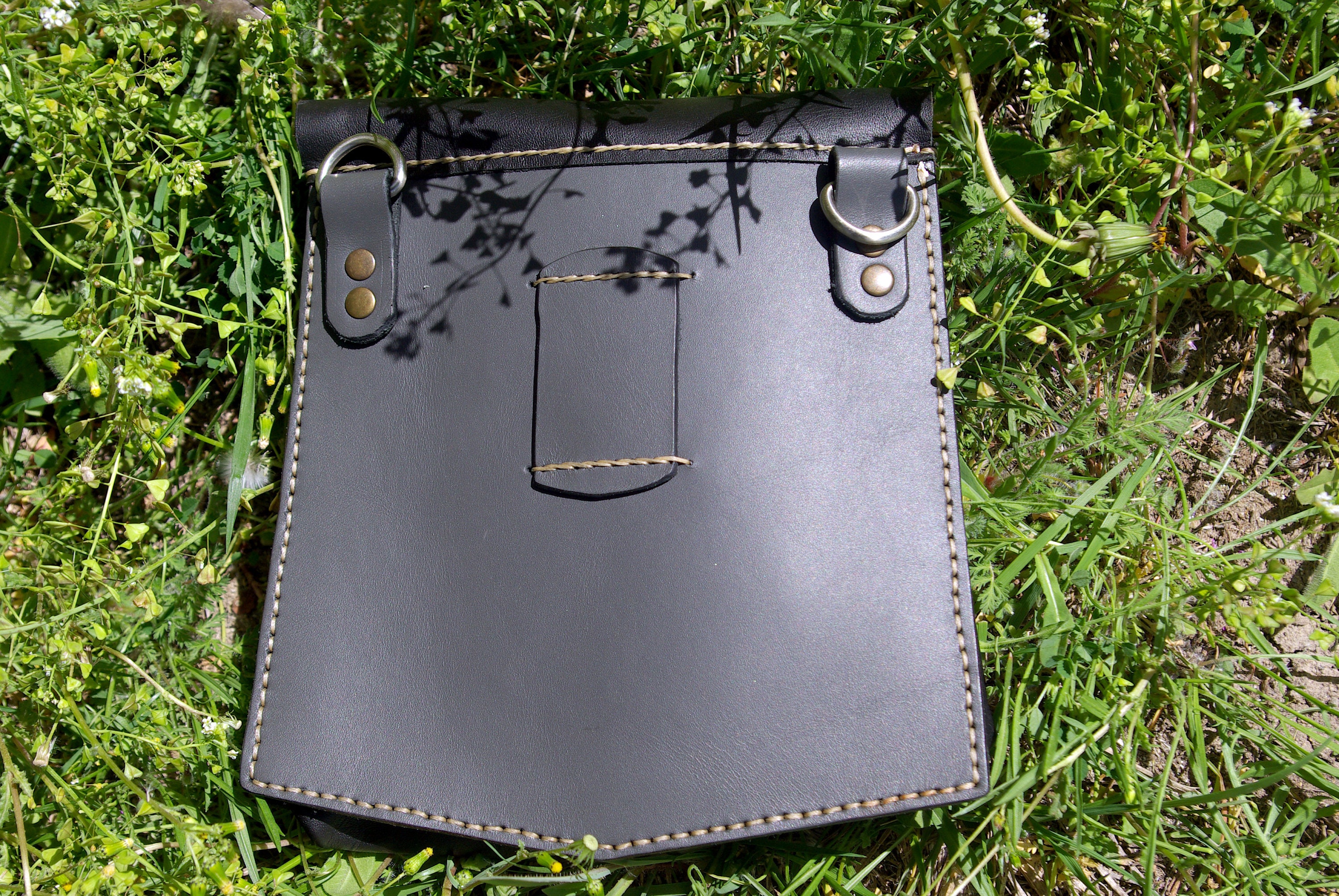 DIY Leather Shoulder Bag Bushcraft Belt Bag Pouch Pattern Etsy