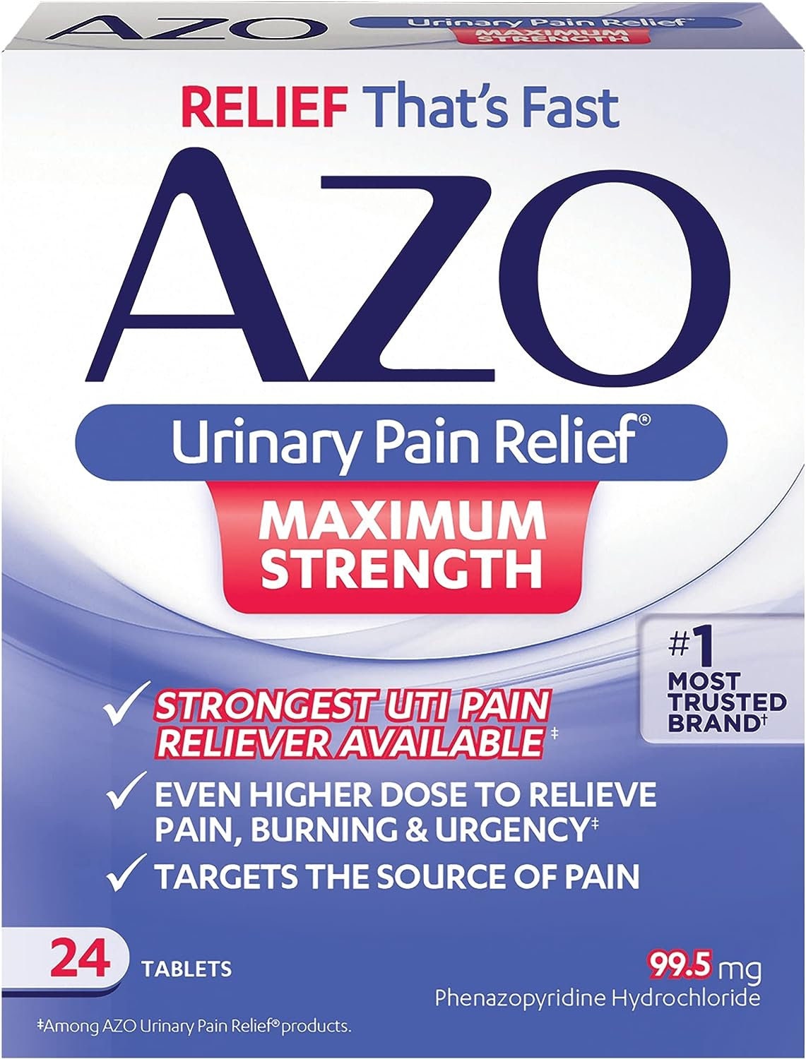 3 Pack of AZO Urinary Pain Relief 1 Most Trusted Brand 24 Etsy Canada