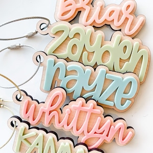Acrylic Bag Tag