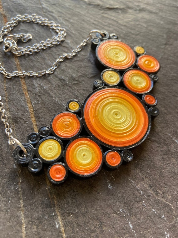 Black eyed susan necklace new arrivals