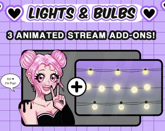 Lights Stream Add-ons: 7 Animated Effects (PDF Tutorial)