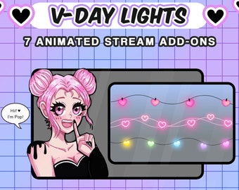 7 Lights Add-ons for your Stream: "Valentine's Day Lights" | Hearts and Love!