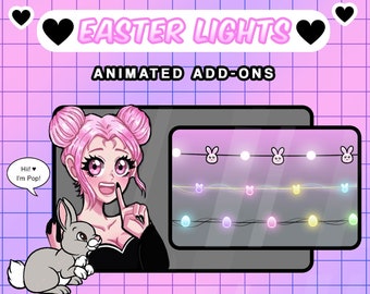 5 Lights Add-ons for your Stream: "Easter Bunny Lights" | Eggs and Bunnies!