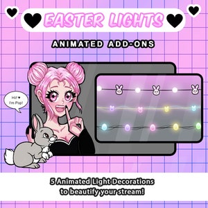 5 Lights Add-ons for your Stream: "Easter Bunny Lights" | Eggs and Bunnies!