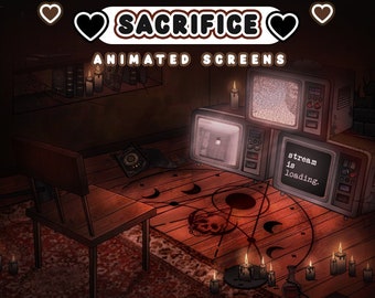 DBD RE4 Poltergeist Animated Stream Screens: "Sacrifice" (MP4/PNG)