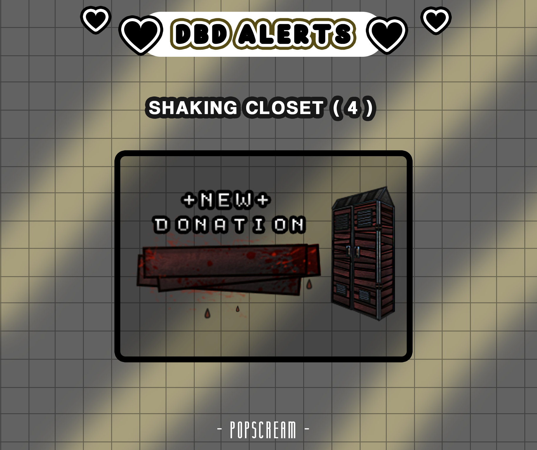 DBD Animated Stream Alerts: Axe & Locker (WEBM Files) - Etsy
