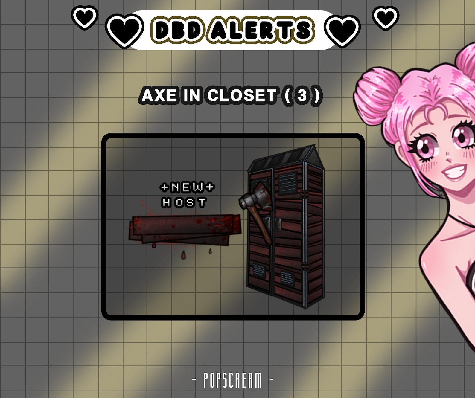 Alertas animadas de DBD: Axe & Locker (Archivos WEBM) - Etsy México