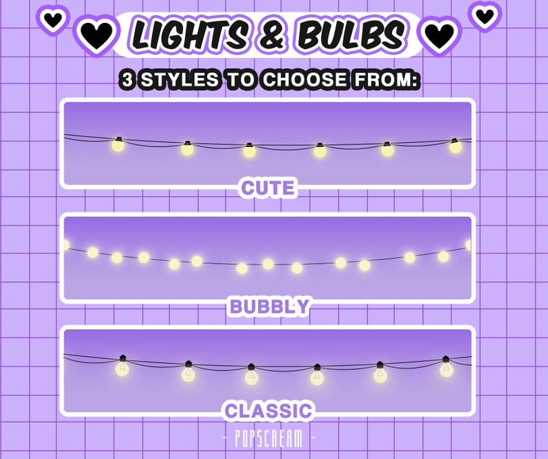 7 Lights Add-ons for your Stream: Lights & Bulbs Add on any BG, Image, Video 3 Step Tutorial image 2