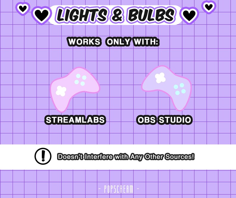 7 Lights Add-ons for your Stream: Lights & Bulbs Add on any BG, Image, Video 3 Step Tutorial image 3