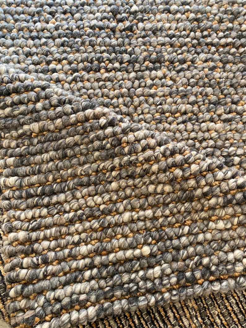 Natural Jute Area Rug Available In 6 More Colors, Jute Rug Square, Jute Rug Rectangular, Jute Rug Large, Bohemian Rug, Jute Custom Size Rug