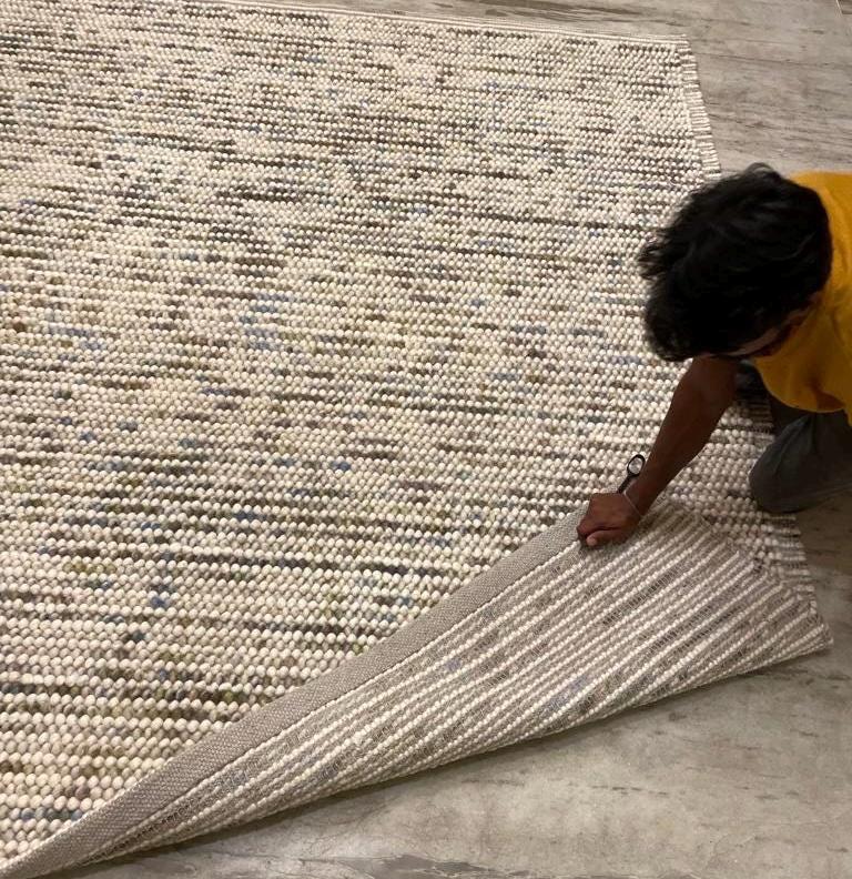 Tapis de parc 75x95 cm Boucle Naturel Jollein. - Histoire de tribu