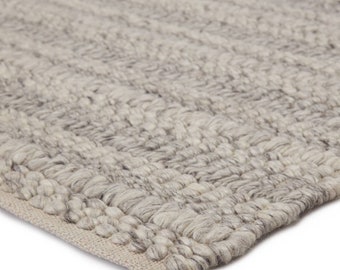 Hand Woven Knitted Chunky Nordic, Wool Area Rug. Available In Multiple Size & Color, TheBrotherSisterCo. Rugs for Bedroom and Living Room.