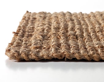 Handwoven Jute Area Rug for Contemporary Boho Decor - Sustainable and Eco Friendly - TheBrotherSisterCo