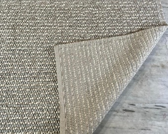Handwoven Chunky Wool Rug – Scandinavian Grey & Cream Area Rug – Cozy Modern Home Decor - TheBrotherSisterCo.