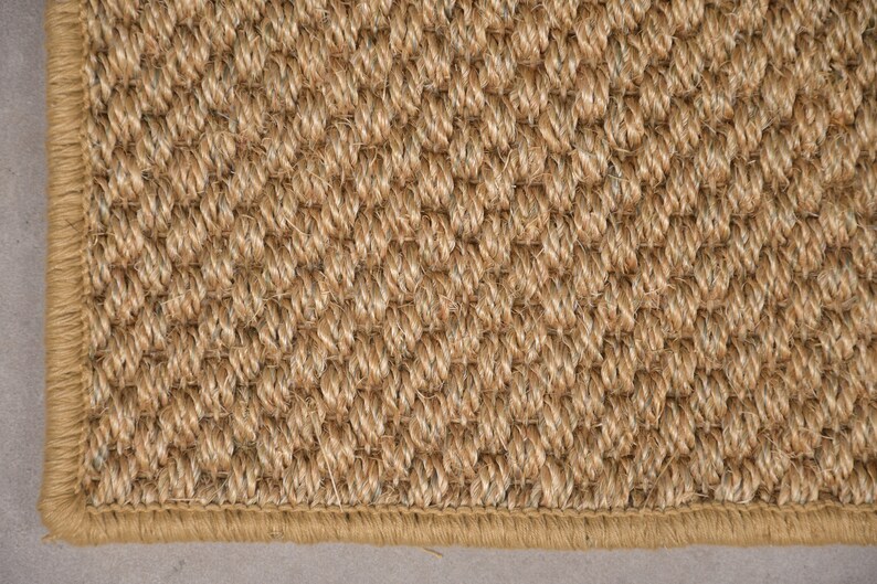 Heavy Natural Woven Sisal Area Rug With Rubber Backing. Etsy