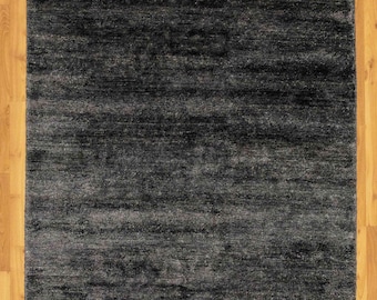 Luxurious Hand-Knotted Bamboo Silk Rug for Your Modern Living Space - Custom Size Available