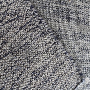 Handmade Grey Chunky Braided Wool Rug - Custom Indoor Area Rug by TheBrotherSisterCo