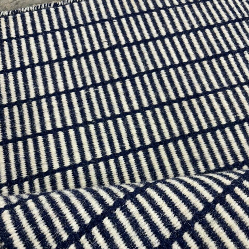 Navy and White Rug - Etsy Canada