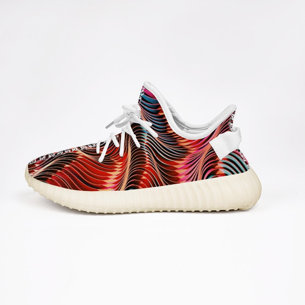 Yeezy Boost 350 V2 Colorful Abstract Sneakers Lightweight | Etsy