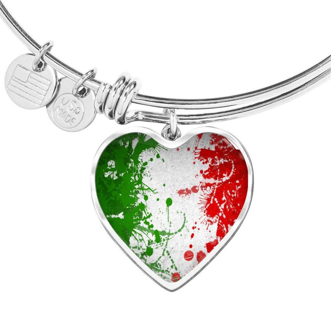 TARIFA UNITED 5 Braccialetti Silicone Bandiera Italiana Gadget - Foto 3