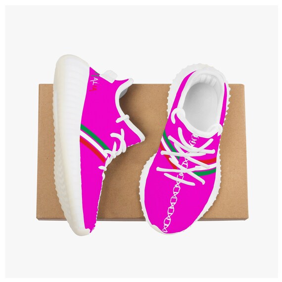 Italia Kids Mesh Knit Sneakers Pink Italy Flag Shoes Gift Idea for Italians and Italy Lovers Italian Flag Mesh Knit Sneakers Italy Sneaker Etsy Canada