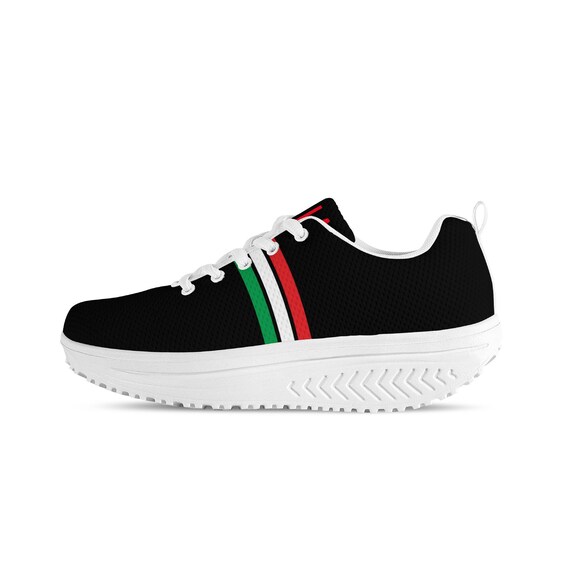 Italia Women's Mesh Heightening Shaking Shoes Italia