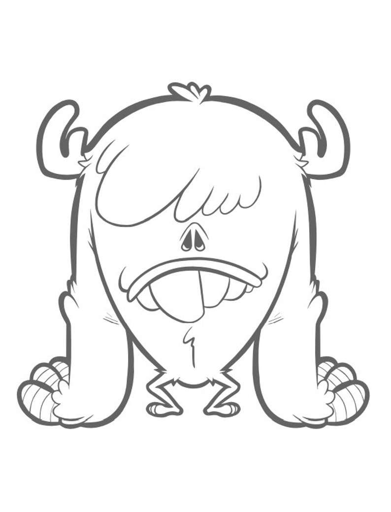 50 Printable Monster Pages Monster Coloring Book Monster Coloring