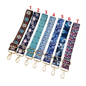 7 Color Cotton Canvas Crossbody Bag Strap, Purse Bag Replacement Strap ,Shoulder Purse Strap,Replacement Handle ,Bag Accessories image 1