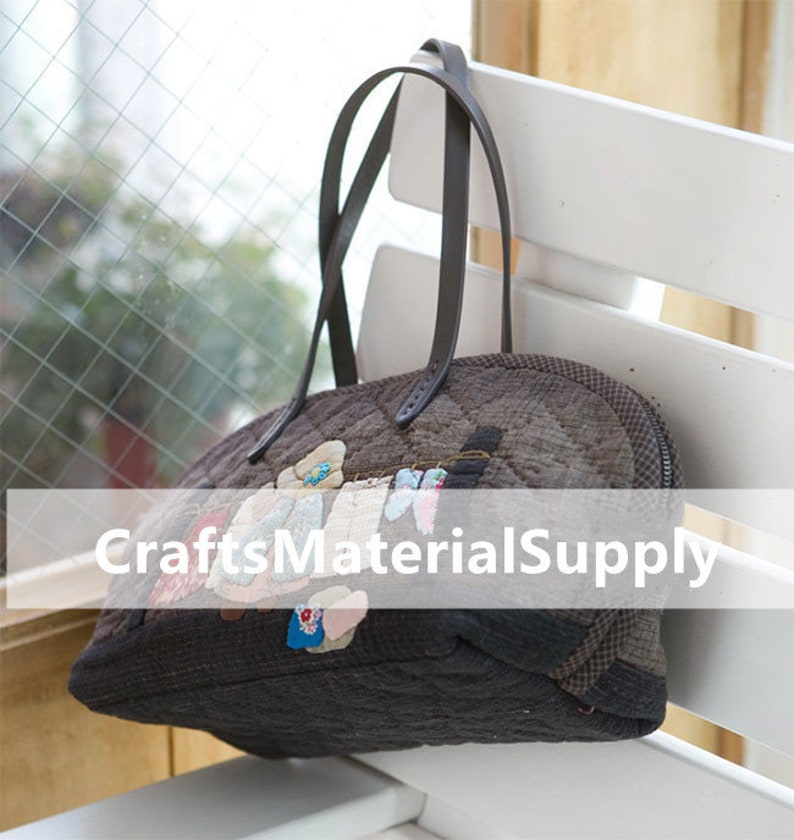 1 Pair PU Leather Strap Shoulder Bag Replacement Handbag Handle Purse Handle Purse Strap,65cm image 7