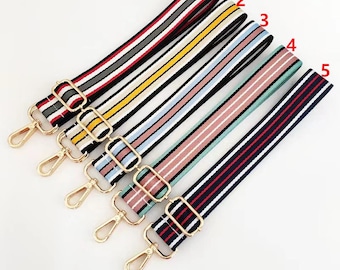 5 Color Cotton Canvas Crossbody Bag Strap, Purse Bag Replacement Strap ,Shoulder Purse Strap,Replacement Handle ,Bag Accessories