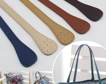 1 Pair PU Leather Strap Fashion Shoulder Bag Replacement Handbag Handle Purse Handle Purse Strap,64cm