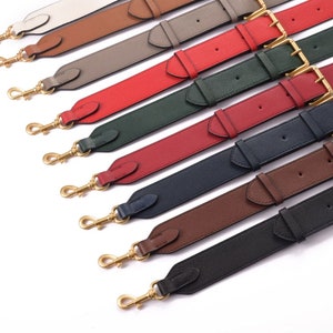 9 Color High Quality Leather Strap, Shoulder Bag Replacement ,Handbag Handle Purse Handle Purse Strap image 3