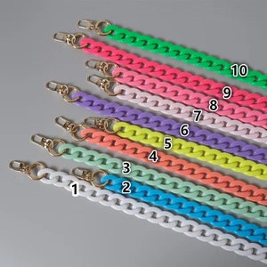 Acrylic High Quality bag strap,Metal Purse Bag Replacement Strap ,Handbag Handle Chain, Crossbody Bag Strap,45cm/86cm/120cm