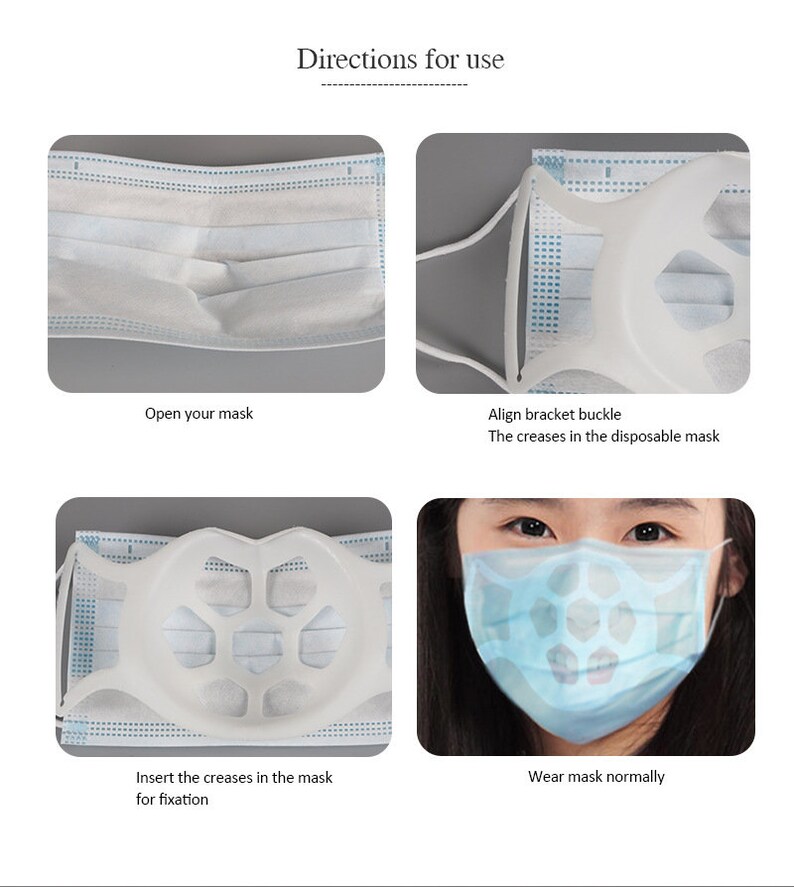 3D Silicone Face Mask Bracket3D Mask Bracket Inner Support Etsy